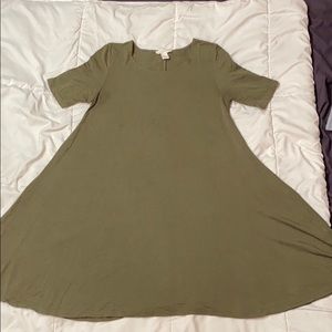 Green swing dress from Forever21